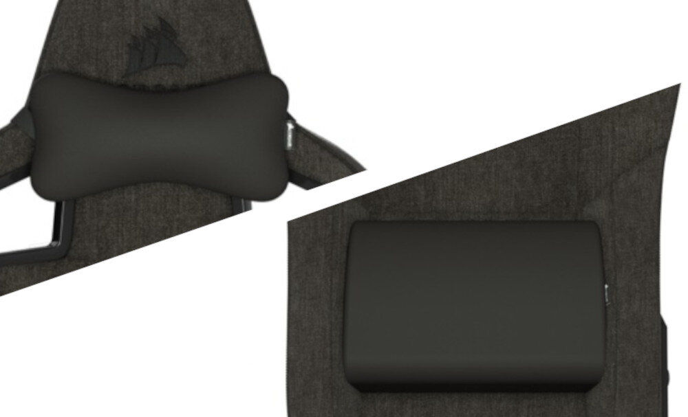Fotel CORSAIR T3 Rush Grafitowy poduszki