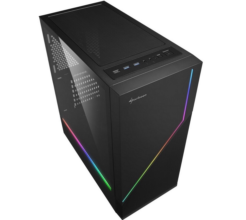 Obudowa SHARKOON Flow RGB - opcje chlodzenia