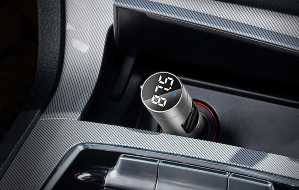 Transmiter FM BASEUS Column CCNLZ-0G solidny wytrzymały