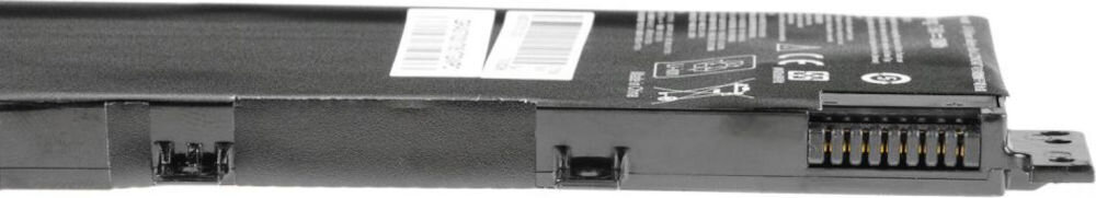 Bateria do laptopa GREENCELL AS70 4000 mAh akumulator został poddany szczegółowym testom jakościowym zabezpieczenie przed głębokim rozładowaniem i przeładowaniem
pojemność akumulatora wynosi 4000 mAh produkt ze zbliżeniem na wtyczkę do podłączenia baterii na białym tle