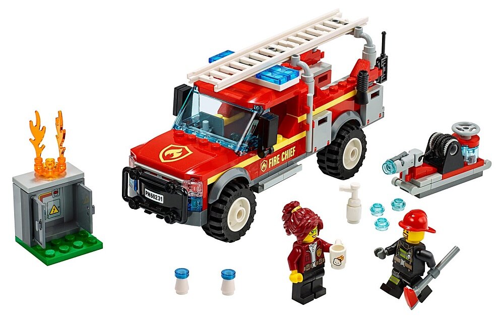 LEGO City Terenówka komendantki straży pożarnej 60231 opis