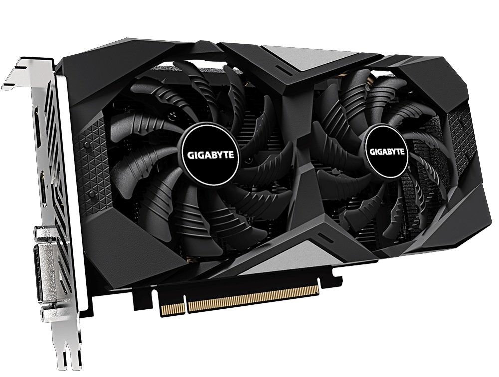 Karta-graficzna Gigabyte Geforce GTX 1650 Super Windforce OC 4G Aorus Engine metalowy dławik