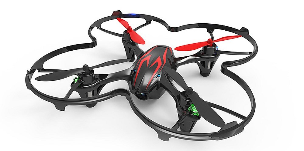 DRON HUBSAN H107C 720P BLACK & RED mały lekki