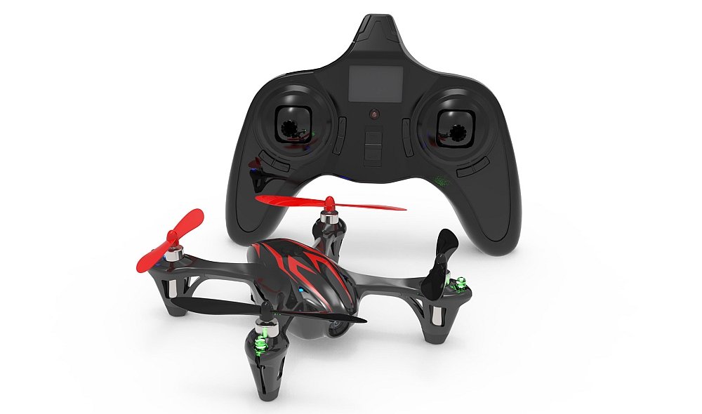 DRON HUBSAN H107C 720P BLACK & RED obsługa funkcje