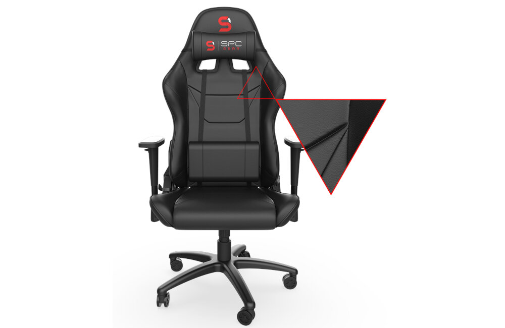 SPC GEAR SR300 V2 obicie fotela obicie fotel skóra materiał