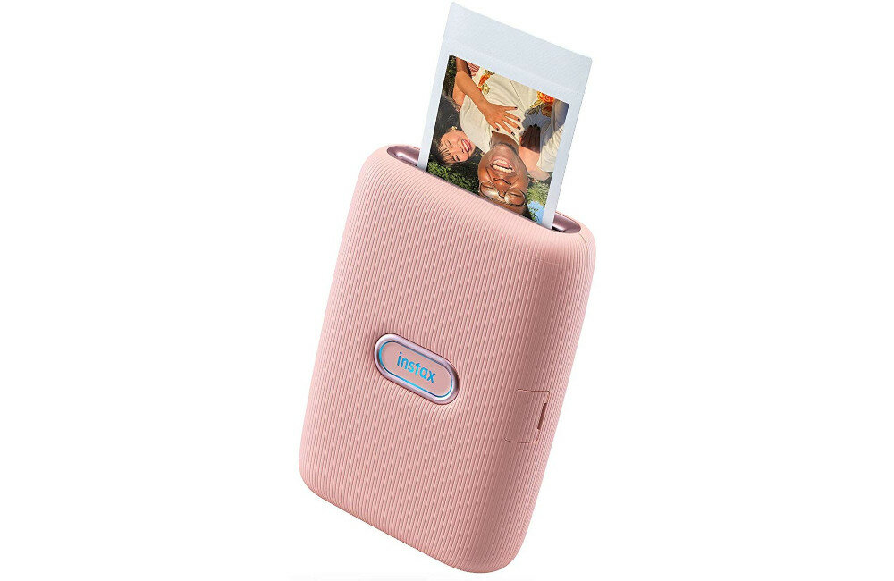 drukarka fujifilm instax mini link różowy-przycisk instax