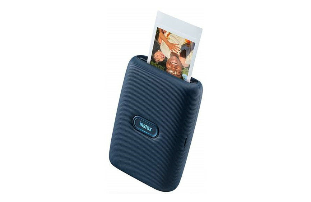drukarka fujifilm instax mini link granatowy-przycisk instax