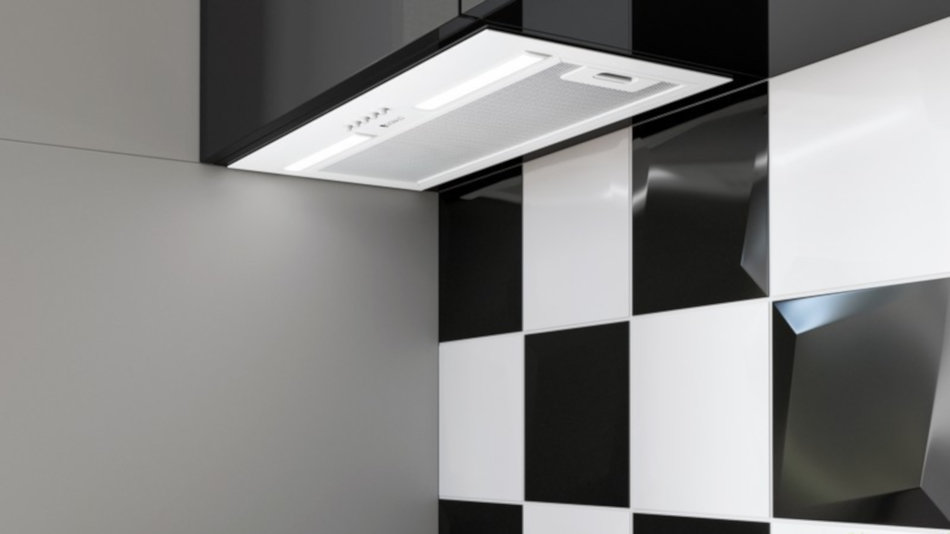 Okap GLOBALO Hadario 60.1 Bialy - Oświetlenie