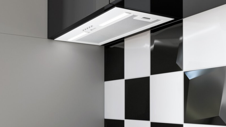 Okap GLOBALO Hadario 60.1 Bialy - Oświetlenie