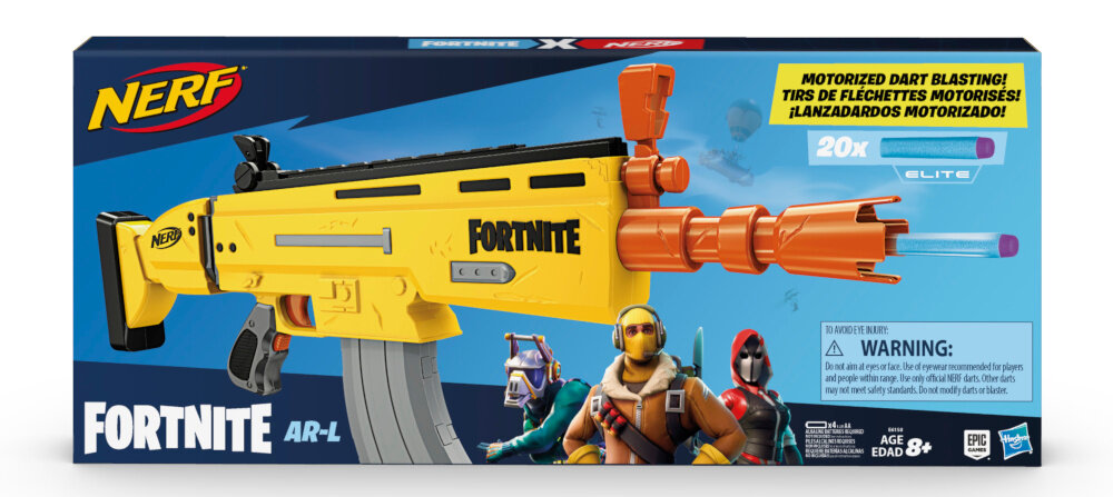 ZABAWKA HASBRO PISTOLET NERF FORTNITE RISKY REELER E6158 granie w gry pistolet powyżej 8 roku życia