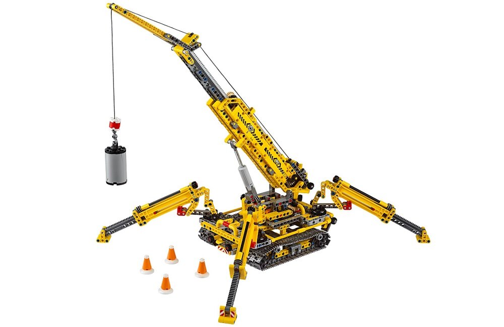 LEGO Technic Żuraw typu pająk 42097 Model jest niezwykle realistyczny fantastyczna ozdoba każdej kolekcji kreatywna zabawa bezpłatna aplikacja LEGO Building Instructions PLUS