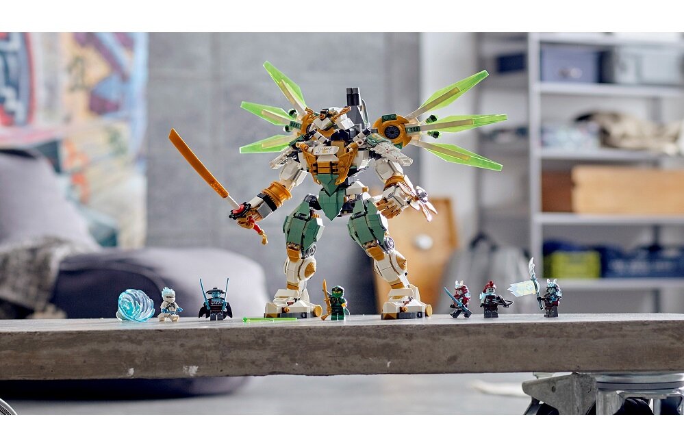 LEGO Ninjago Mechaniczny tytan Lloyda 70676 kreatywna zabawa prawidłowy rozwój merytoryczny dziecka klocki figurki minifigurki bez zasilania klasyczna zabawa wysoka jakość lego wielogodzinna zabawa