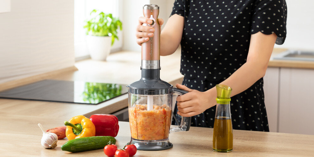 Blender SENCOR SHB 5606GD precyzja kontrola 20 stopni regulacja potrzeby preferencje konsystencja