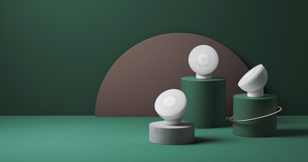 Lampka XIAOMI Mi Motion-Activated Night Light 2 MJYD02YL regulowane tryby jasności 2 tryby wysoki poziom jasności 25 lm niski poziom jasności 3 lm naturalne światło 2800K tryb dzienny tryb nocny