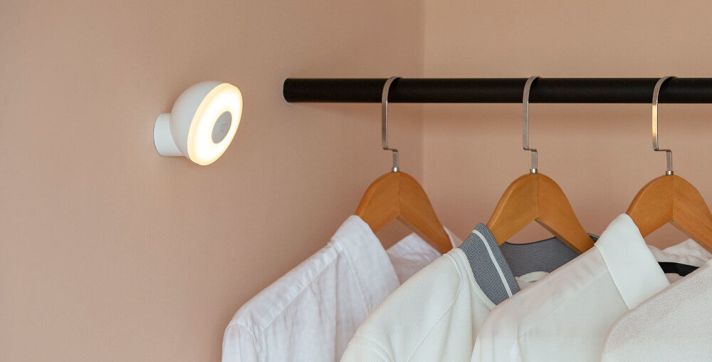 Lampka XIAOMI Mi Motion-Activated Night Light 2 MJYD02YL małe wymiary