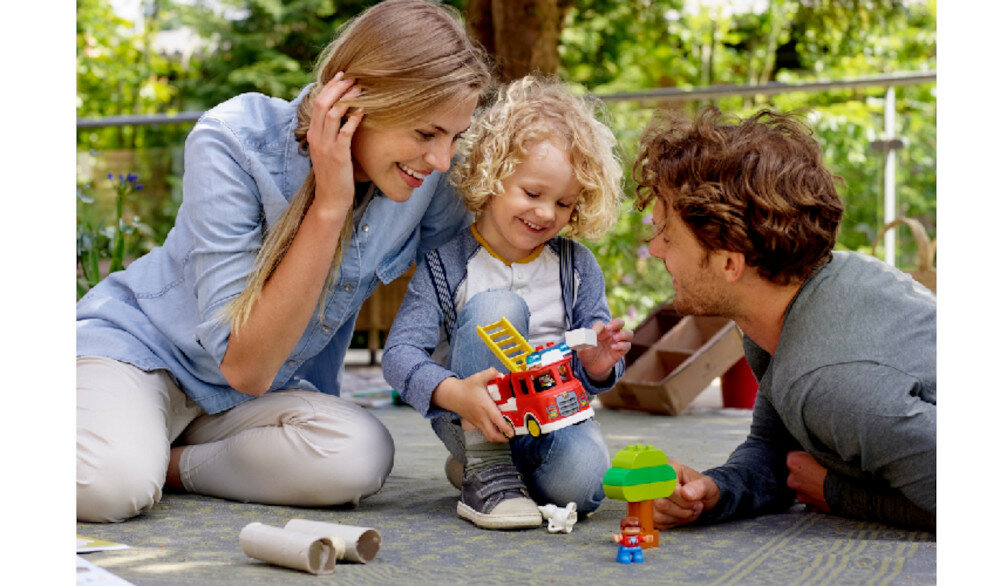 LEGO Duplo Wóz strażacki 10901 figurki zestaw światło migające drabina przycisk