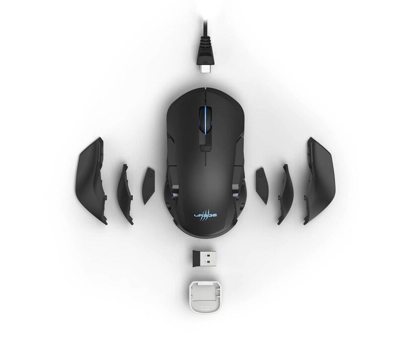 Mysz HAMA uRage Reaper 1000 Unleashed - uRage Morph2 magnetyczne ciężaki