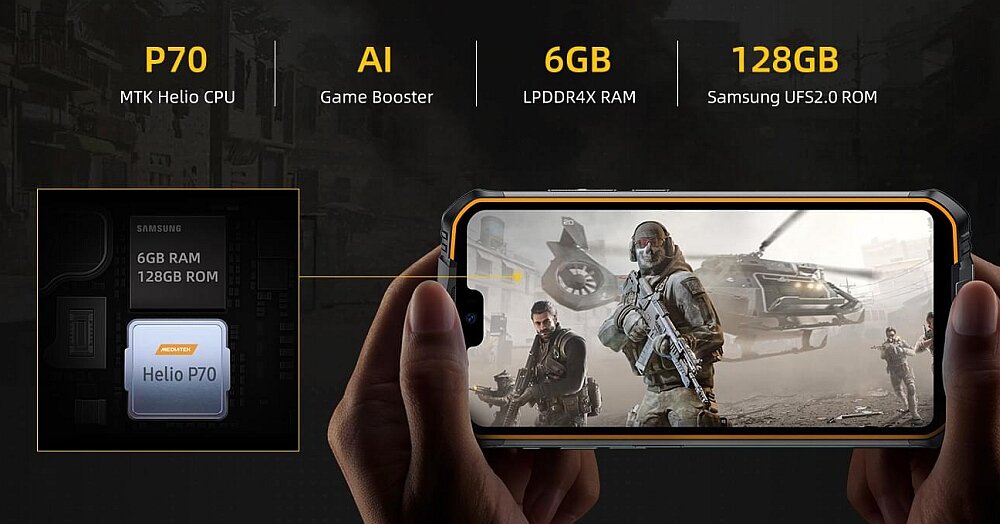 Smartfon DOOGEE S68 Pro procesor rdzenie taktowanie wydajność MediaTek