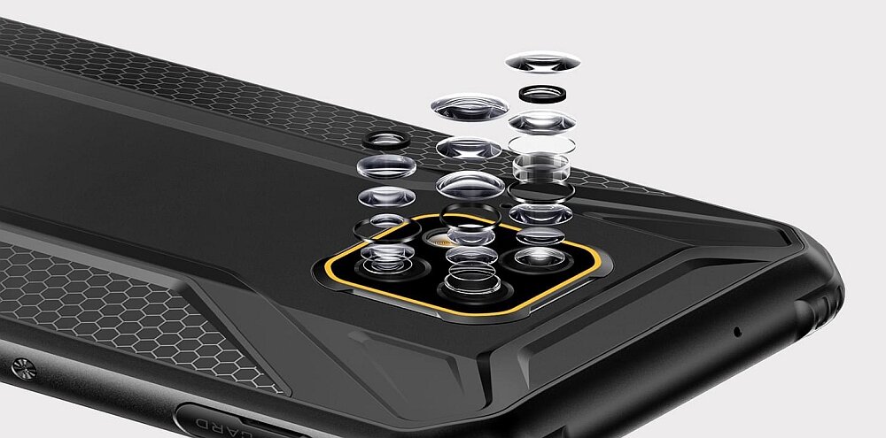 Smartfon DOOGEE S95 Pro aparat obiektywy rozdzielczość macro matryca szeroki kąt zoom lampa