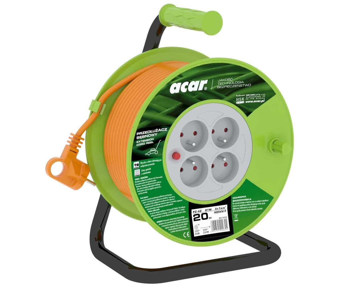 Przedłużacz ACAR M01950 (20m) - Przedłużacz