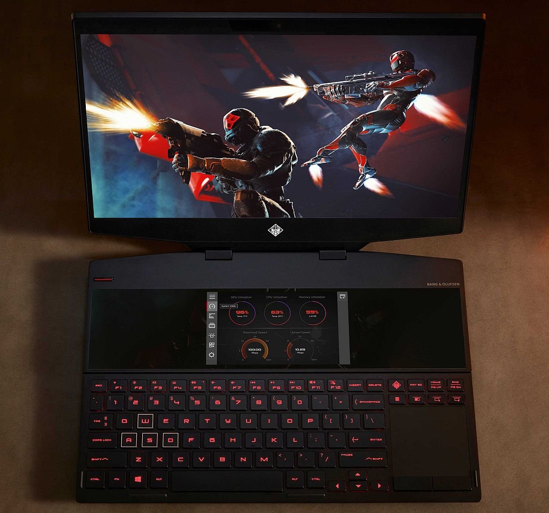 Laptop Gamingowy HP Omen X 15 - dwa ekrany