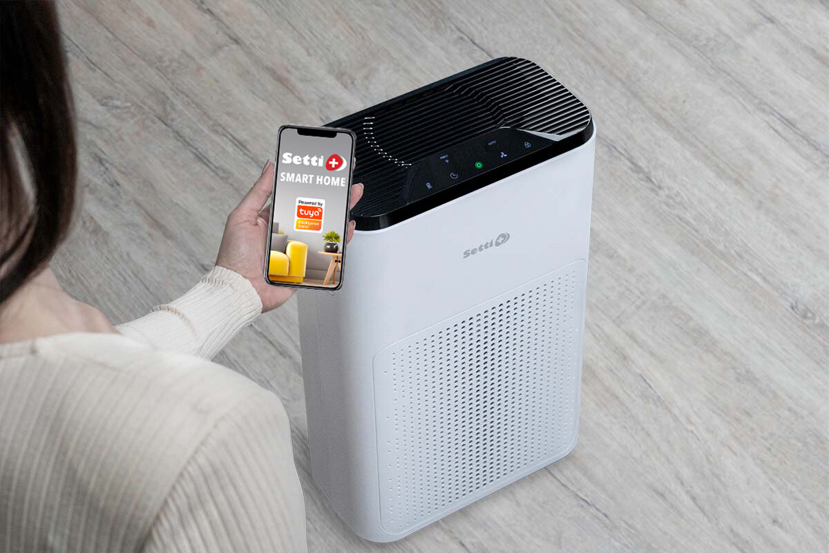 Oczyszczacz powietrza SETTI+ AP400W Smart aplikacja mobilna