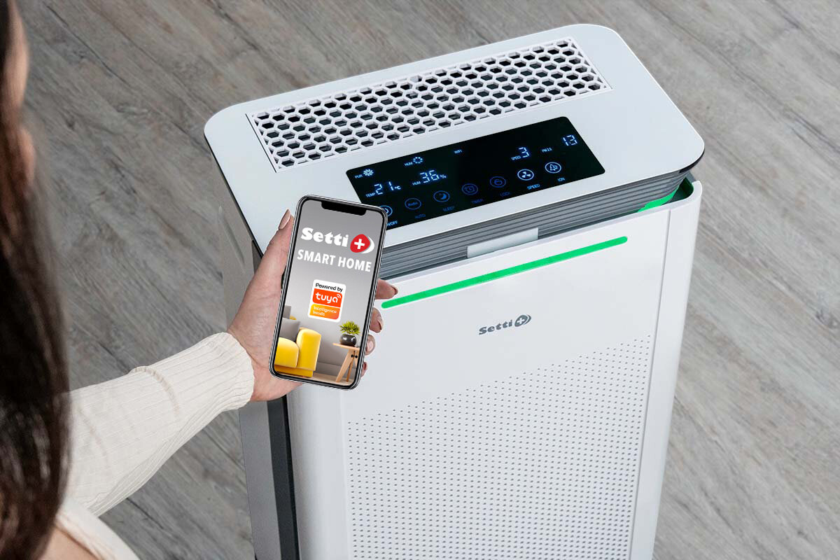 Oczyszczacz powietrza SETTI+ AP800W Smart aplikacja mobilna