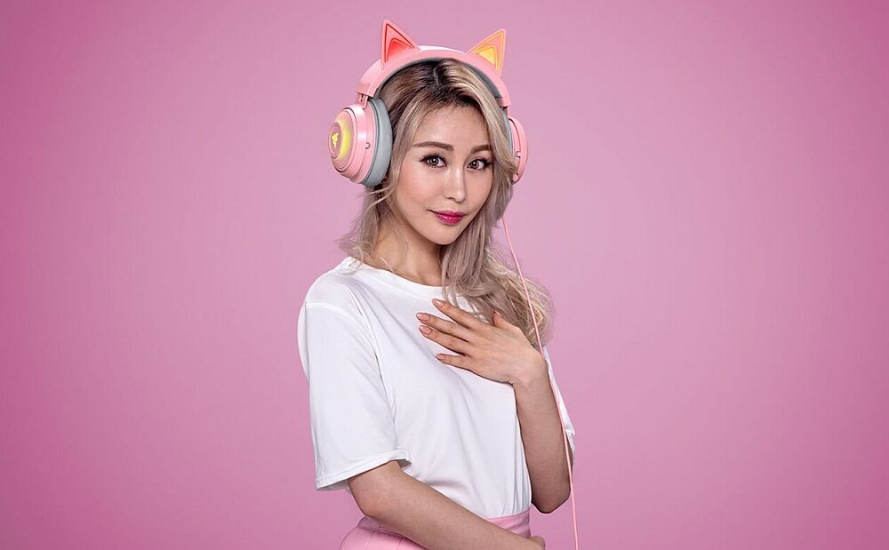 Słuchawki RAZER Kraken Kitty emotki