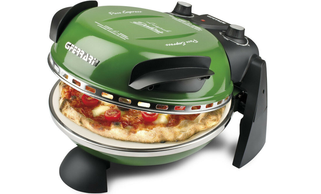 Piec do pizzy G3FERRARI G10006 1200W srednica 33.5 cm Zielony uniwersalne zastosowanie