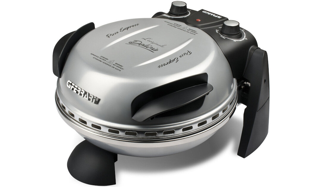 Piec do pizzy G3FERRARI G10006 1200W srednica 33.5 cm Srebrny wyposazednie funkcja rozmrazania