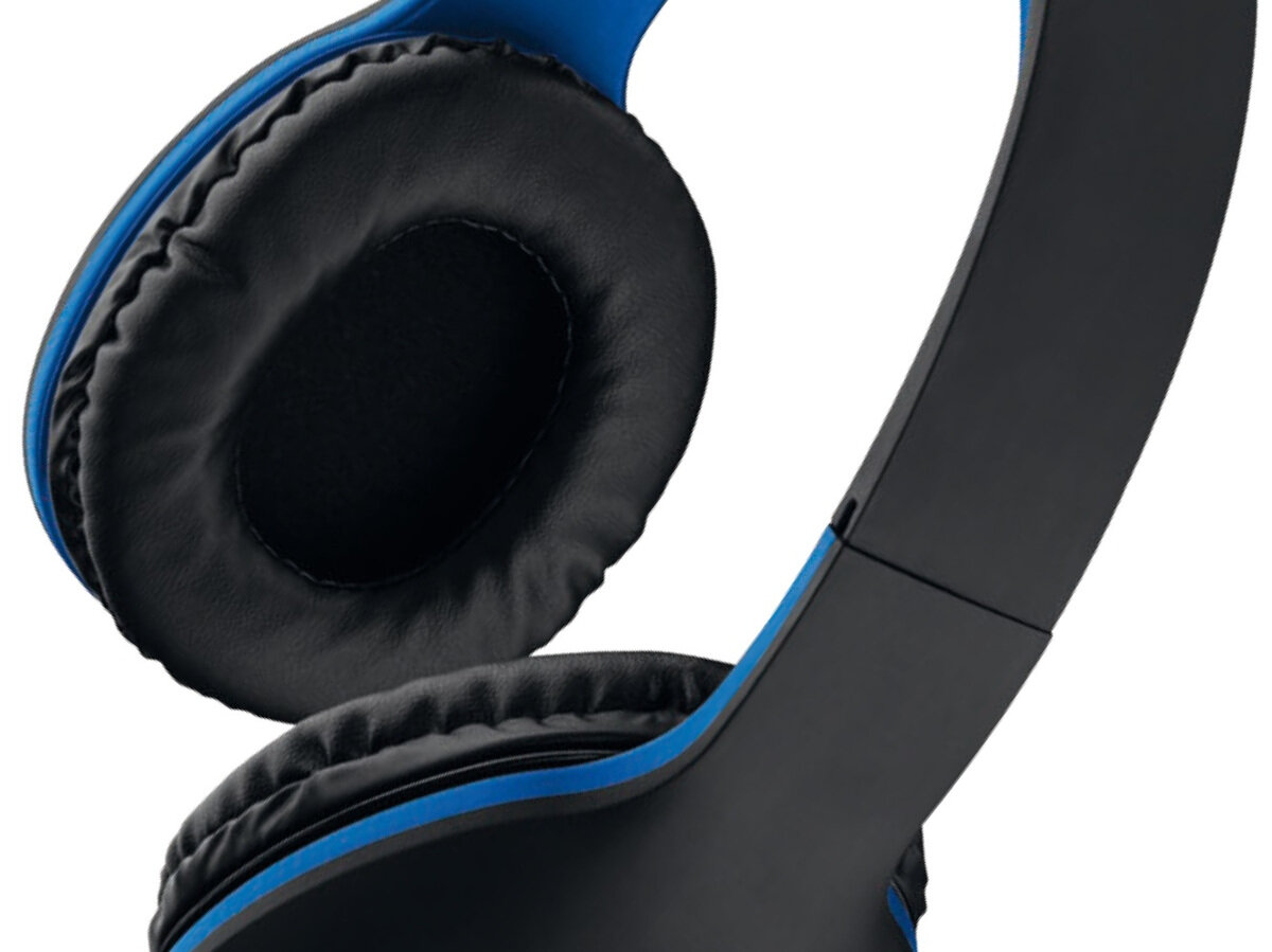 Słuchawki nauszne XMUSIC BTH105B Czarno-niebieski