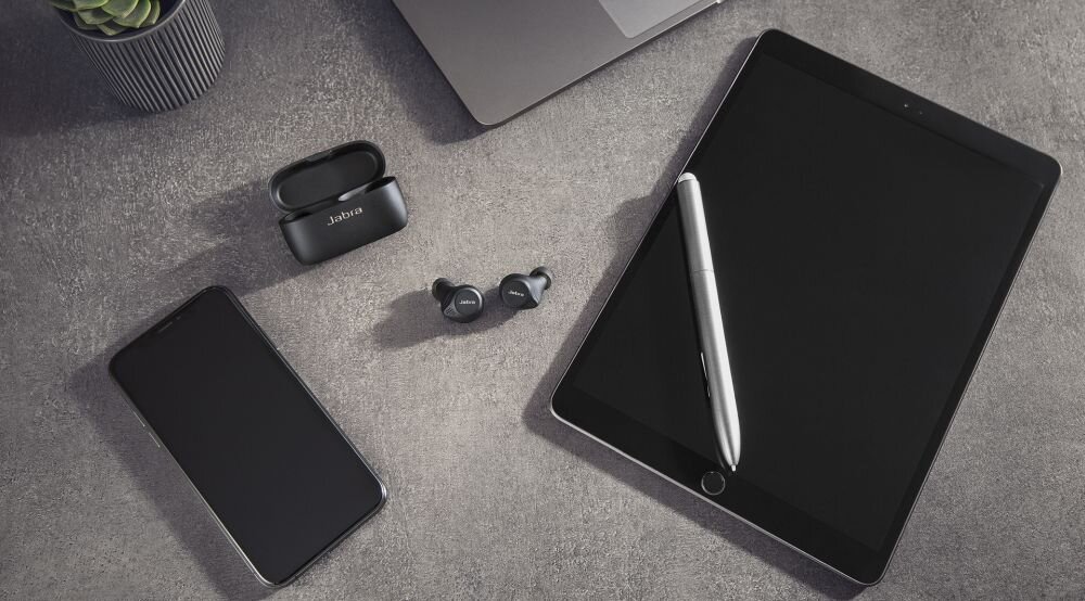 Słuchawki dokanałowe JABRA Elite 75t - mikrofony