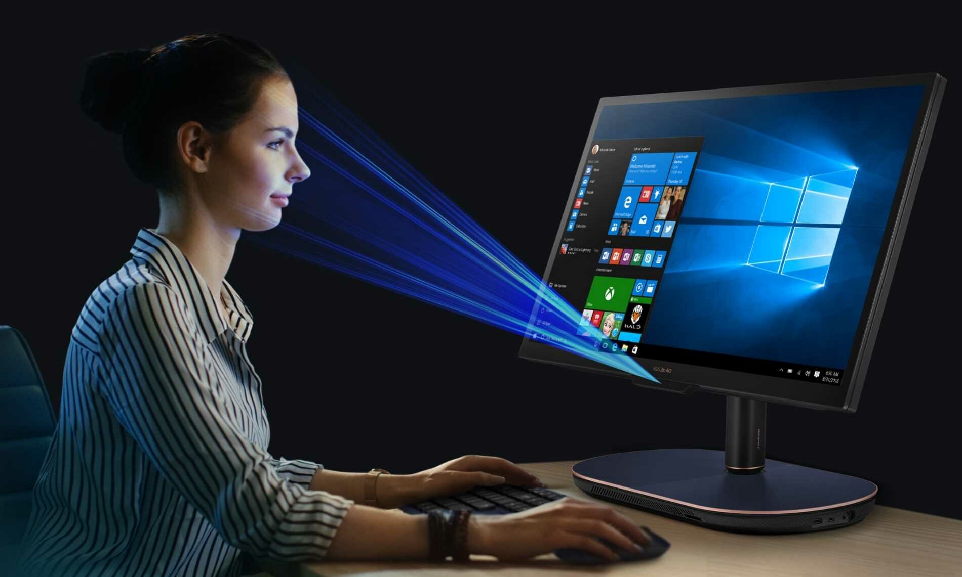 Komputer ASUS Zen Z272SDT - logowanie