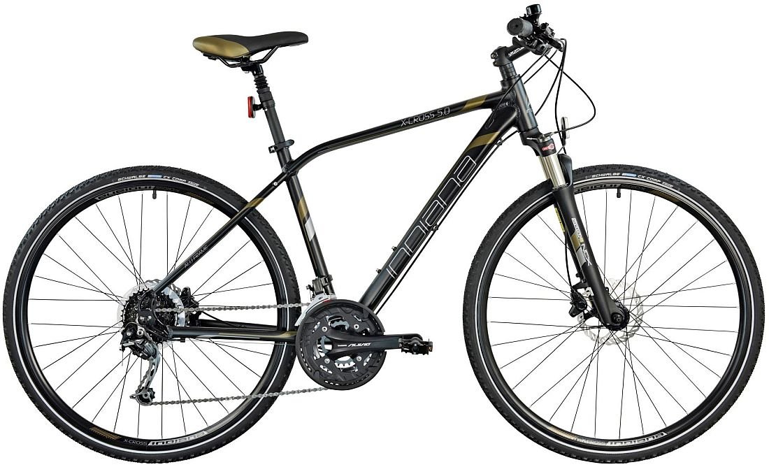 Rower Cross INDIANA X-Cross 5.0 M21 Czarno-brązowy