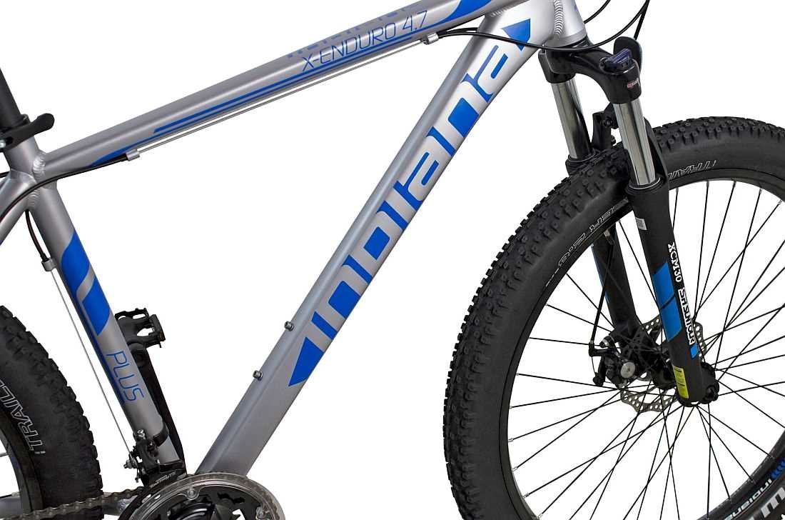 Rower MTB INDIANA X-Enduro 4.7 M19 Szaro-niebieski - Rama