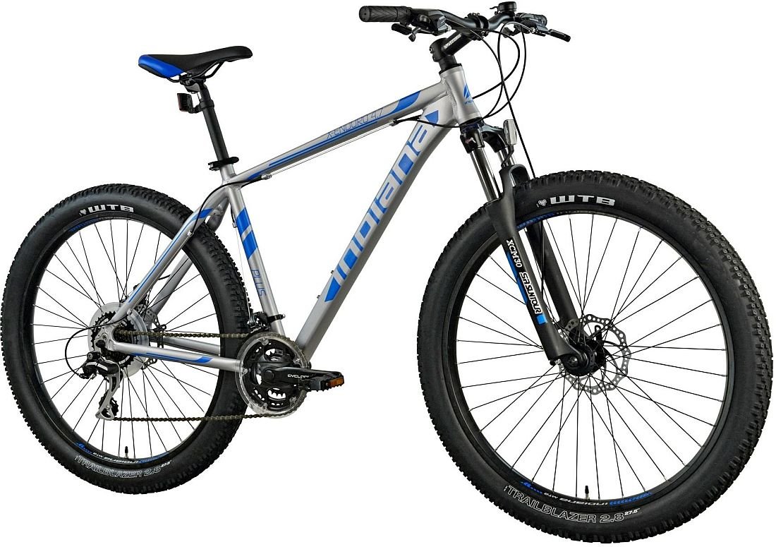 Rower MTB INDIANA X-Enduro 4.7 M19 Szaro-niebieski - Gwarancja na rame