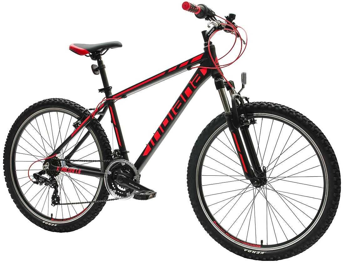 Rower MTB INDIANA X-Pulser 1.6 M15 Czarno-Czerwony - Gwarancja na rame