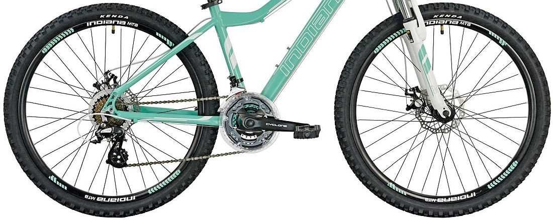 Rower MTB INDIANA X-Pulser 2.6 D15 Miętowo-biały - Koła