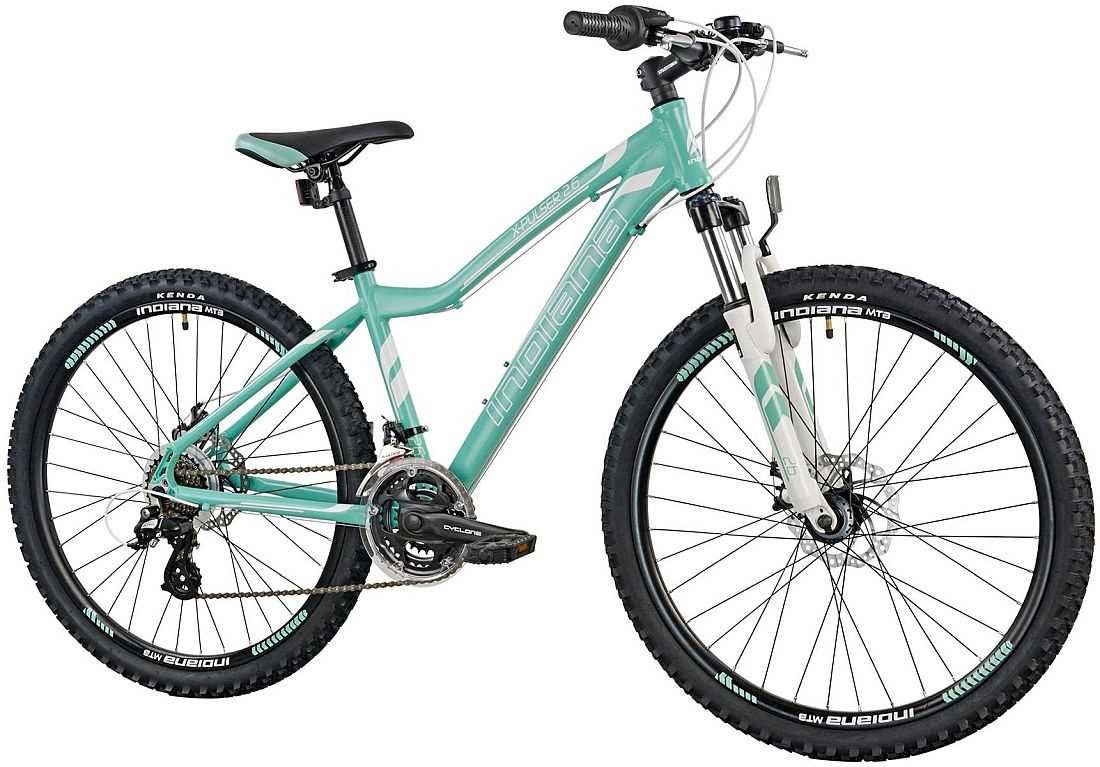 Rower MTB INDIANA X-Pulser 2.6 D15 Miętowo-biały - Gwarancja na rame