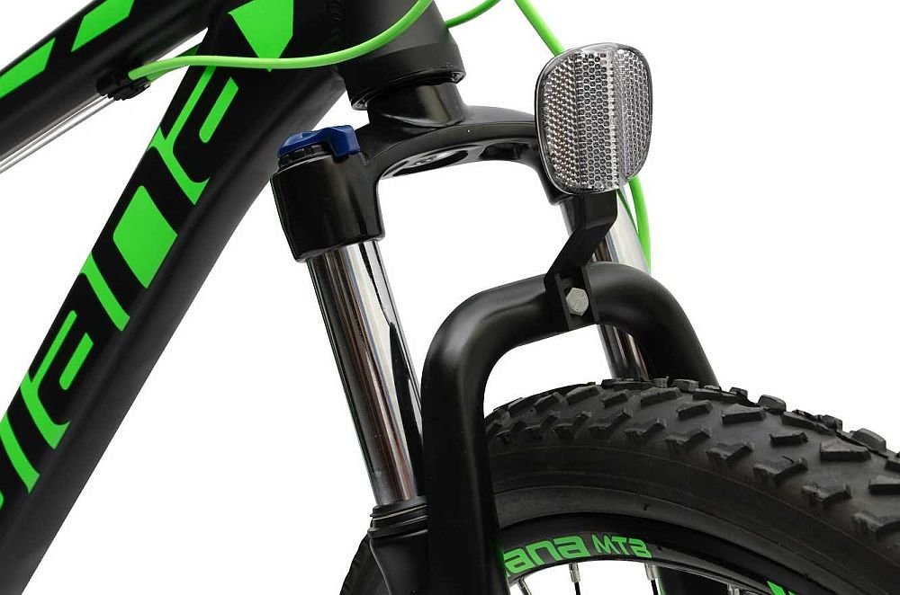 Rower MTB INDIANA X-Pulser 2.6 Czarno-zielony - Amortyzator