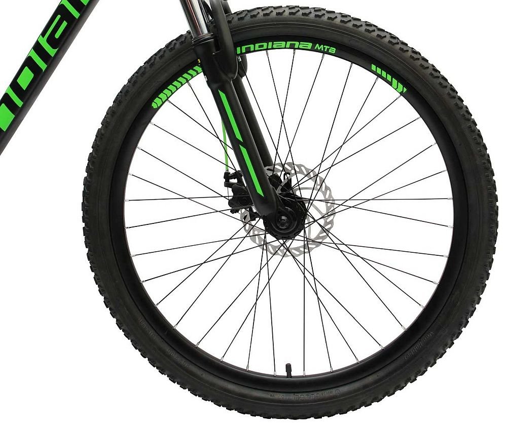 Rower MTB INDIANA X-Pulser 2.6 Czarno-zielony - Koła