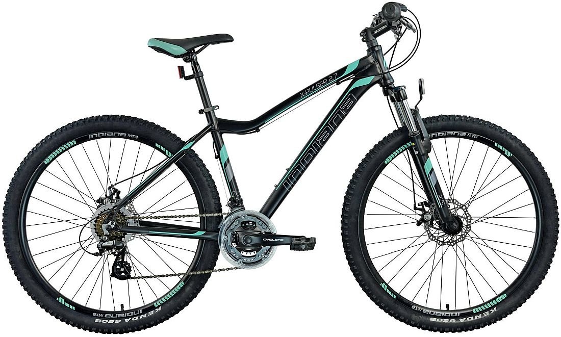 Rower MTB INDIANA X-Pulser 2.7 D17 Czarno-miętowy