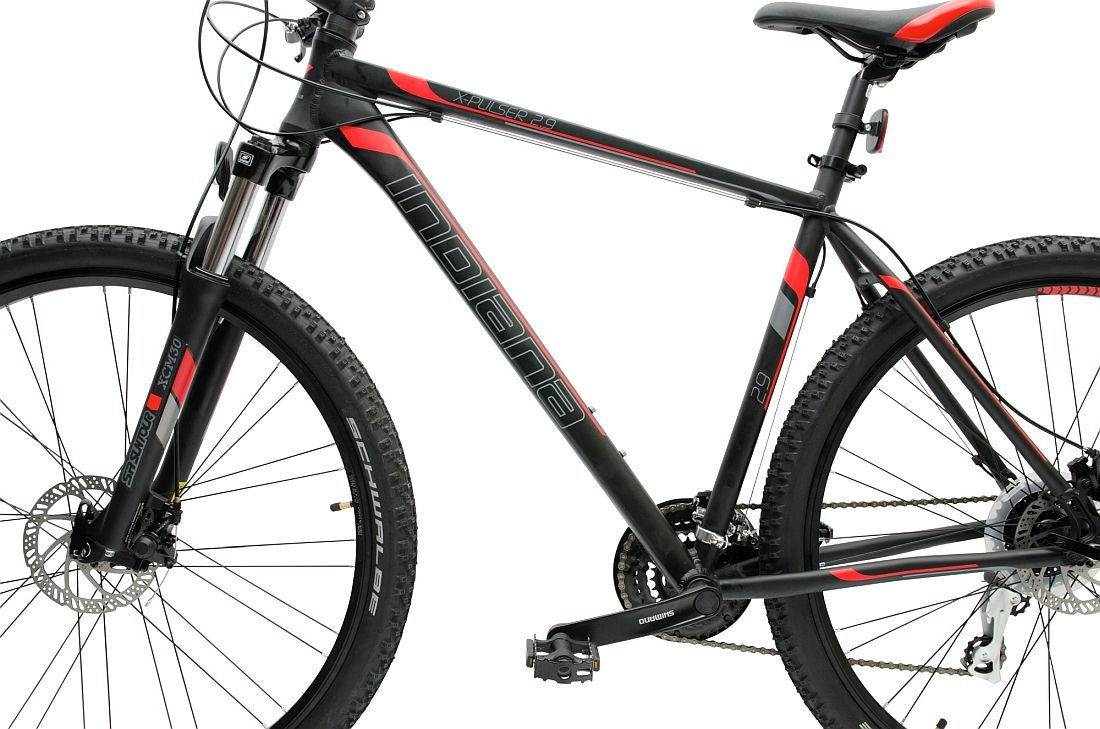 Rower MTB INDIANA X-Pulser 2.9 Czarno-czerwony  - Rama