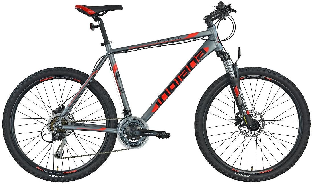 Rower MTB INDIANA X-Pulser 3.6 M21 Grafitowo-czerwony