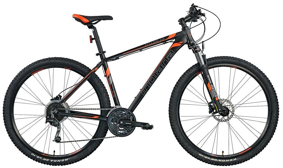 Rower MTB INDIANA X-Pulser 3.9 Czarno-pomarańczowy