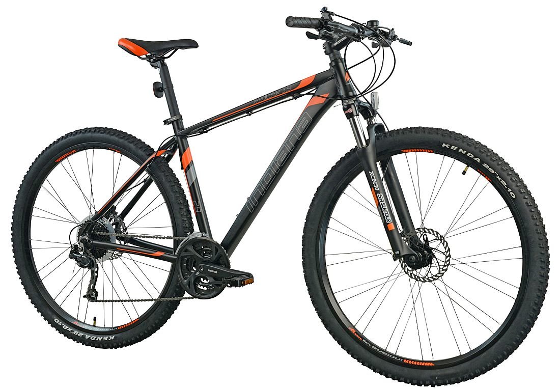 Rower MTB INDIANA X-Pulser 3.9 Czarno-pomarańczowy - Gwarancja na rame