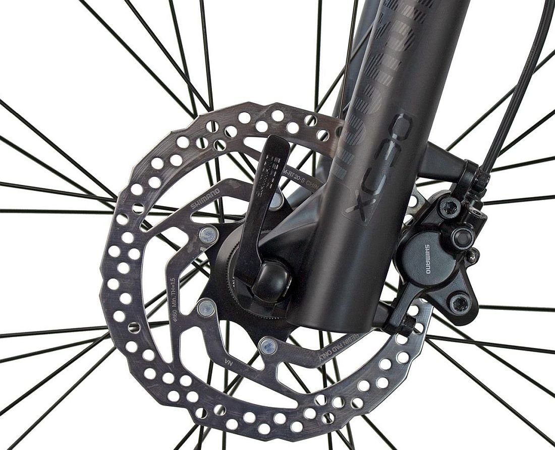 Rower MTB INDIANA X-Pulser 6.7 Czarno-grafitowy - hamulec