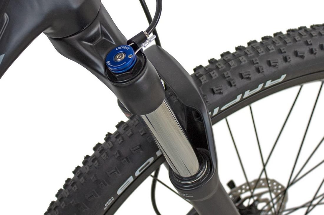 Rower MTB INDIANA X-Pulser 6.7 Czarno-grafitowy - Amortyzator