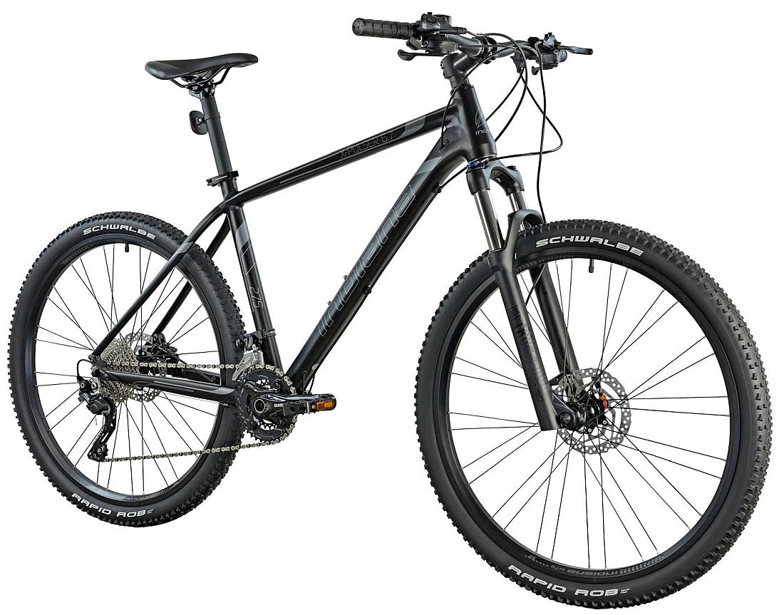 Rower MTB INDIANA X-Pulser 6.7 Czarno-grafitowy - Gwarancja na rame
