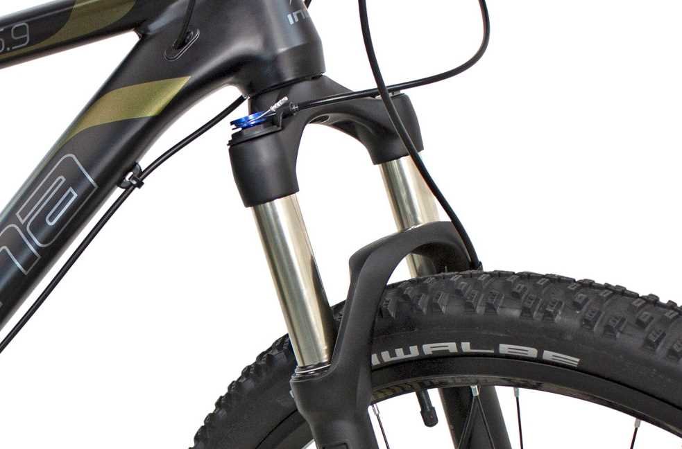 Rower MTB INDIANA X-Pulser 6.9 Czarno-brązowy - Amortyzator